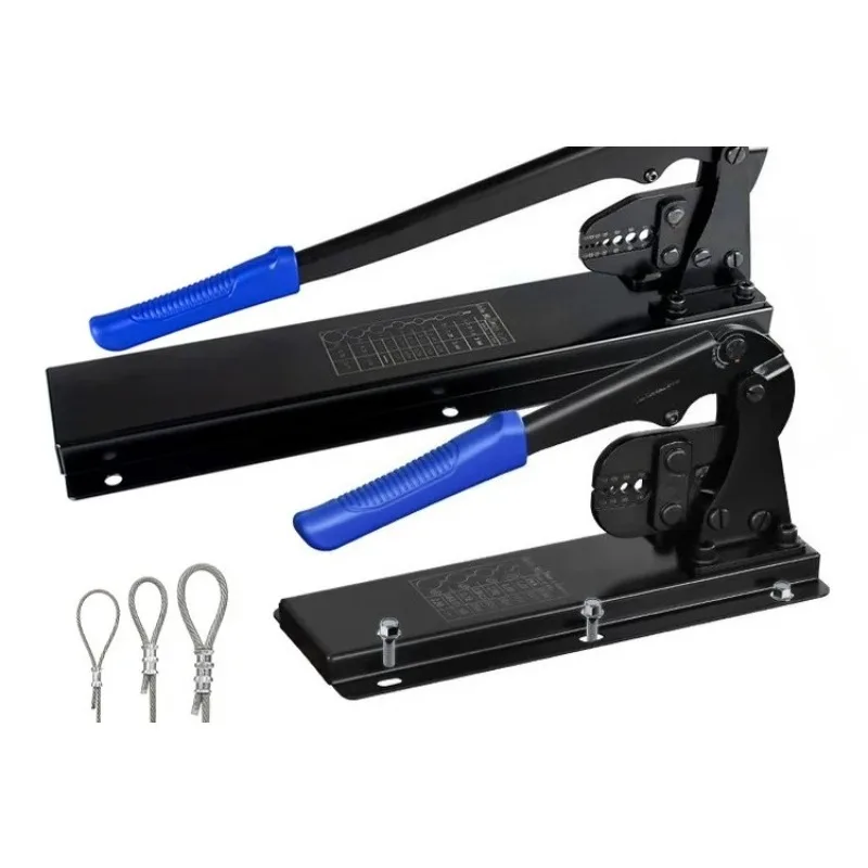 Aluminum Sleeve Pliers Bench Crimping Tool Pliers Crimping Pliers Wire Rope Round 1-5mm Aluminum Buckle Aluminum Clip
