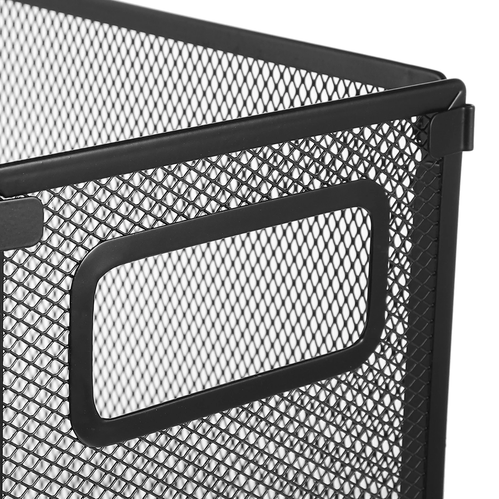 

File Rack Holder Mesh Desktop Simple Files Books Holders Organizer Foldable Steel File Basket Storage Folder Magazine Rack
