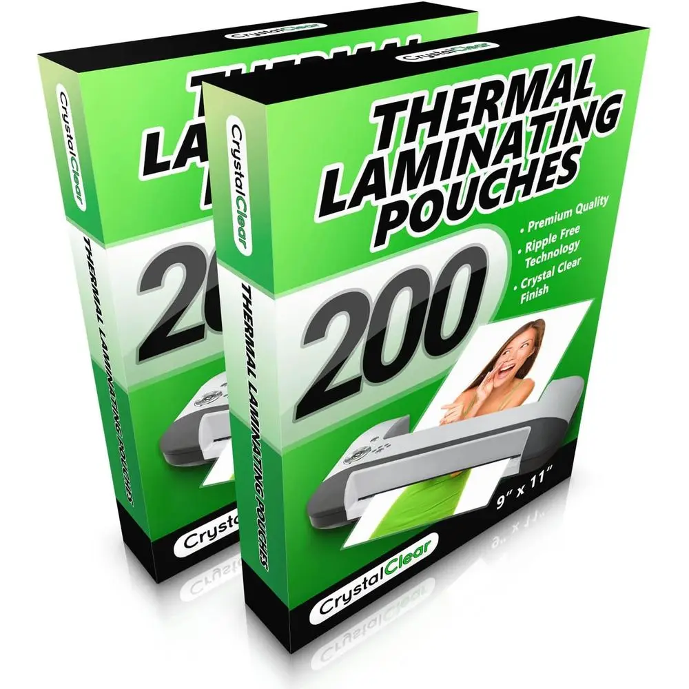 

Thermal Laminating Pouches - 200 Pack, 8.5x11 Letter Size, Universal for All Hot Laminators
