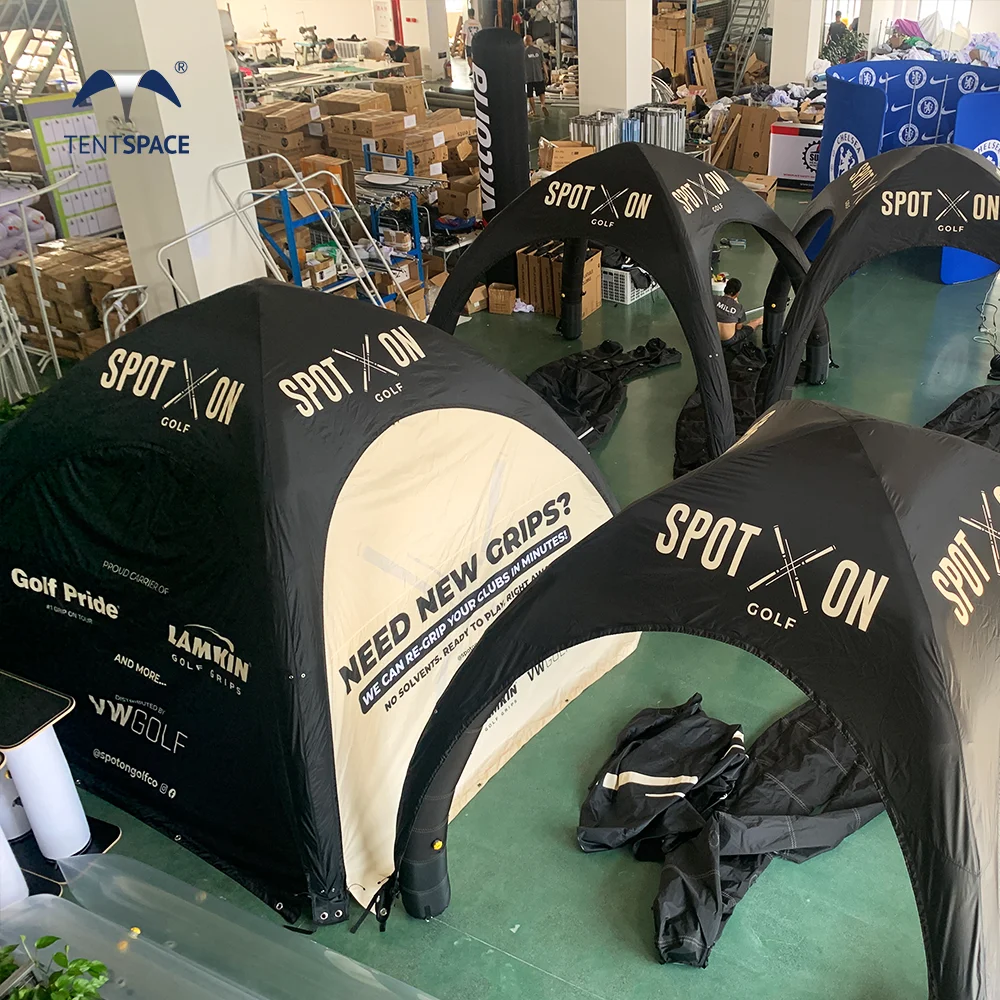 

Tentspace Trade Show Inflat Sport Beach Expo Advertising Tent Air Canopy Inflatable SPIDER Tent For Events Outdoor With Logo