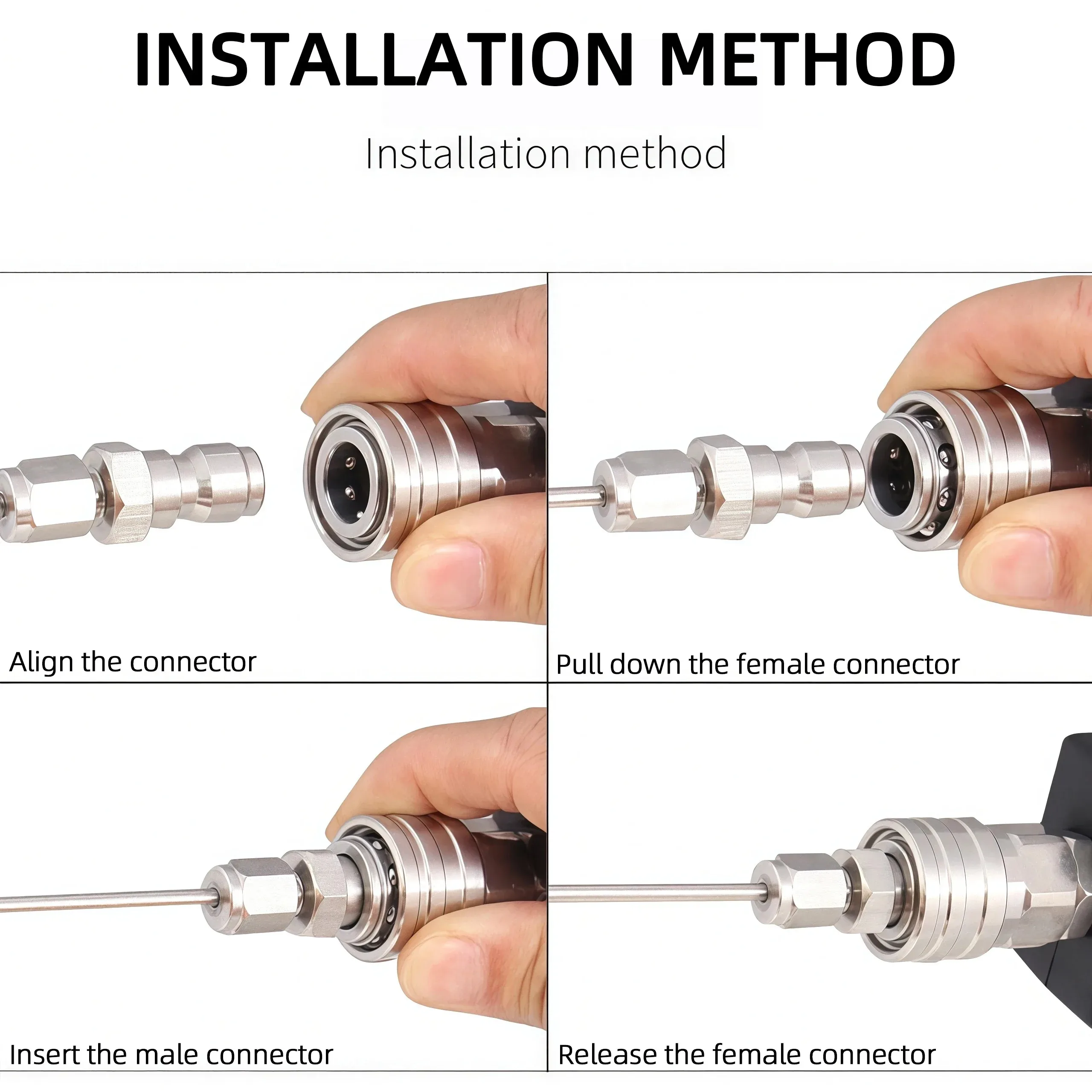Dual-purpose 2.0mm Needle Spray Nozzle with Straight and Side Jet, Efficient Cleaner for Water Heater Tanks and Air Conditioners