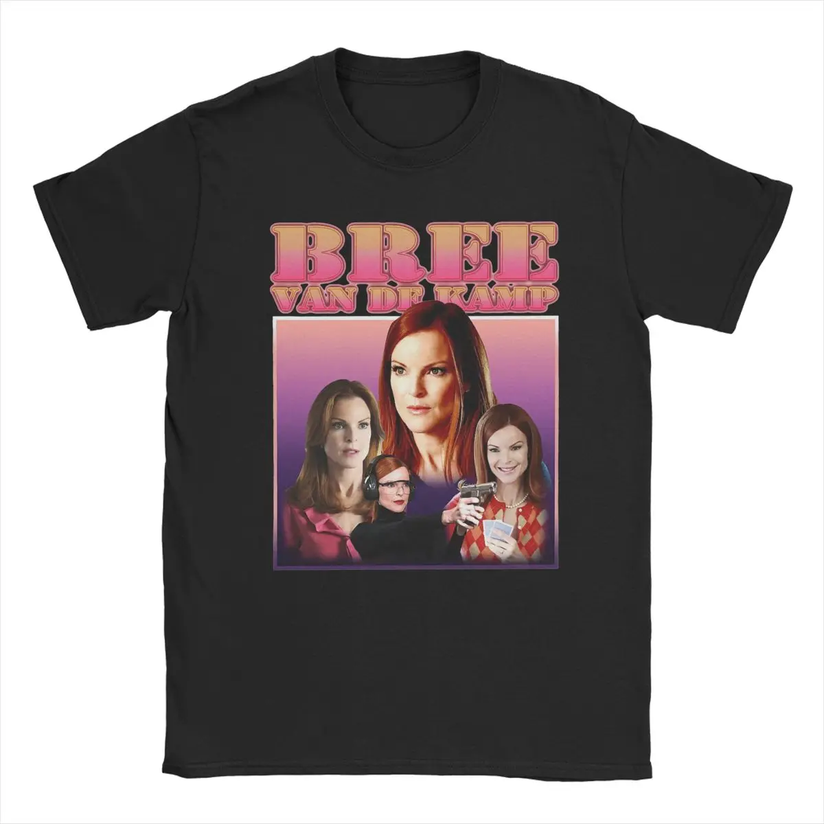 Bree Van De Kamp Homage Men T Shirts Desperate Housewives Tee Shirt Short Sleeve O Neck T-Shirts Pure Cotton Summer Clothing