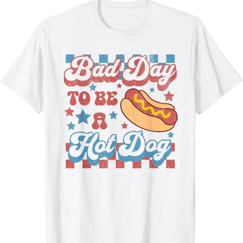 Bad Day To Be A Hot Dog Funny Bbq Grilling 4Th Of July T Shirt All S 4Xl