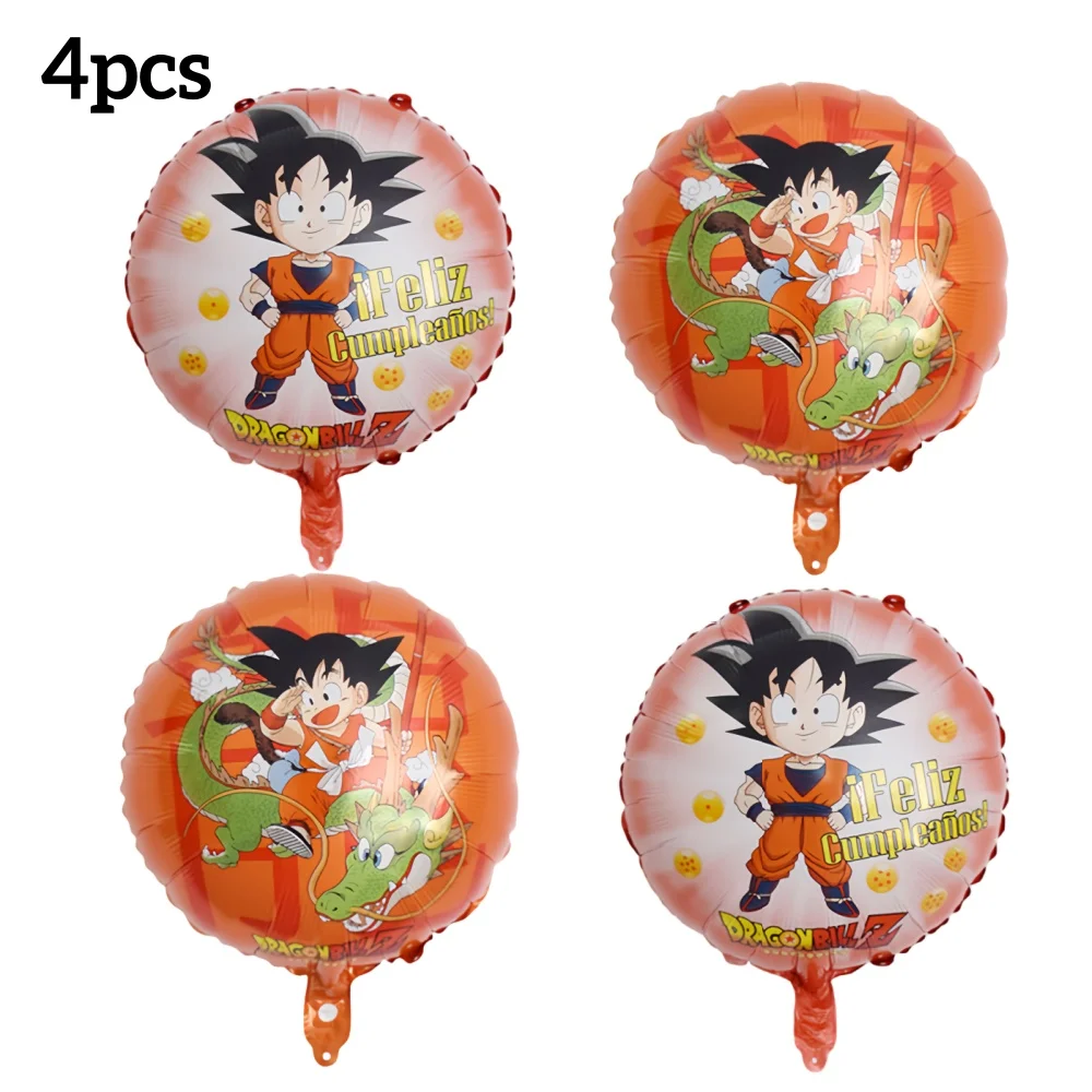 التنين الكرة Z بالونات الاطفال الصبي لصالح هدية عيد ميلاد لوازم الحفلات 18in مستديرة استحمام الطفل الهيليوم Globos ديكور الحفلات لعبة الهدايا #5