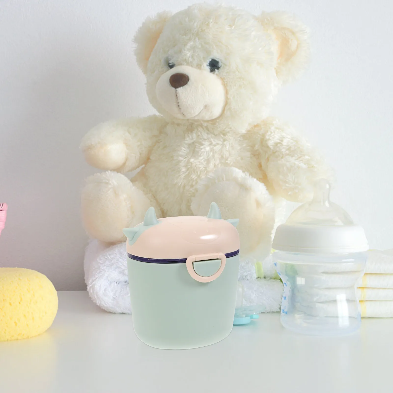 

Creative Baby Formula Dispenser Portable Milk Powder Storage Container Leak-Proof Travel Milk Powder Case Baby Food Storage