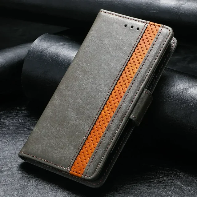 Skórzany portfel antykradzieżowy Funda dla Blackview Shark 9 Wave 8C 6C Oscal C70 C80 Black View A80 A80S A52 Pro Shark9 5G Flip Case