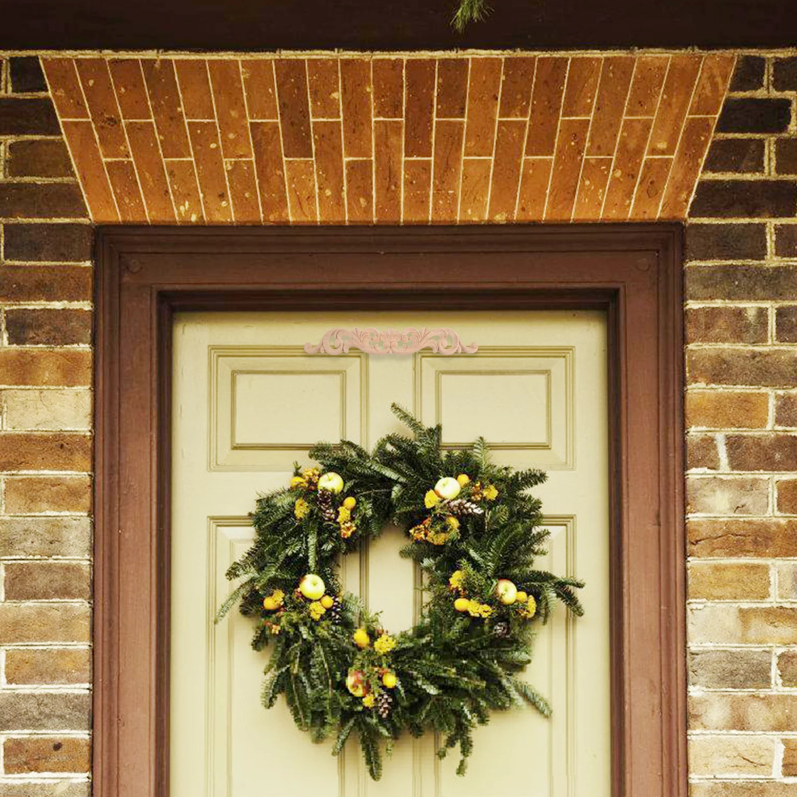 

4Pcs Wood Carved Onlay Applique Stylish Decorative Appliques for Furniture Cabinet Door Home Decoration Wood Appliques