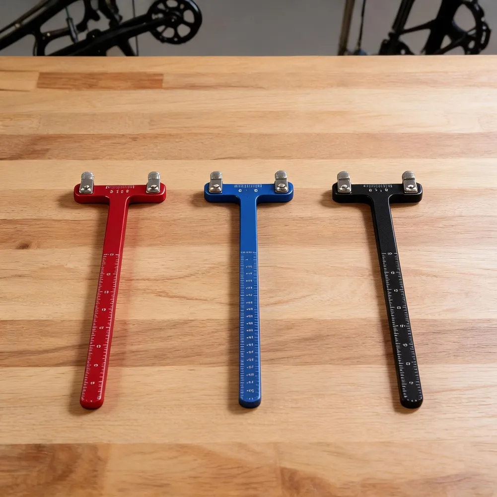 String Distance Verification Tool with T Shape Layout Aluminum Alloy Construction for Tuning and Bow Setup Consistency