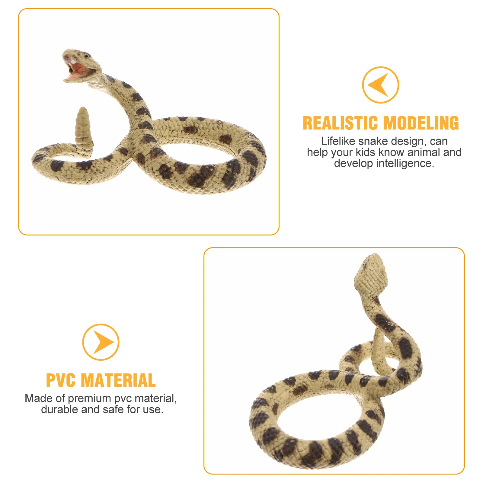 1Pcs Artificial Snake Simulation Plastic Cobra Elastic Flexible Prank Prop Halloween Festival Decoration Tricky Snake Props