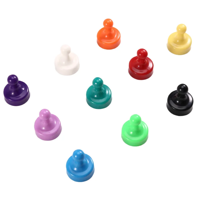 دبابيس مغناطيسية من اللباد DN-Office للسبورات البيضاء والرسم والخط ودبابيس مغناطيسية قوية للثلاجات الصغيرة