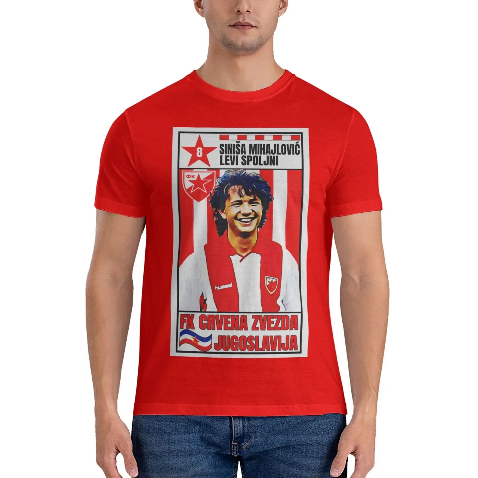 sublime t shirt anime sports fan t-shirts oversized t shirts Sini?a Mihajlovi? (FK Crvena Zvezda) #2 Classic T-Shirt heavyweight