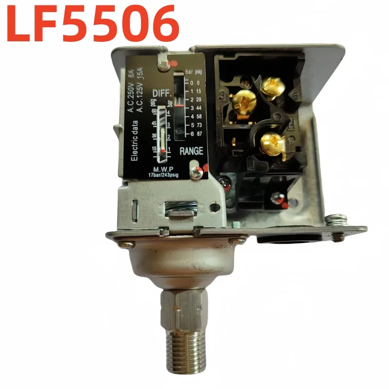 Picture 4: LEFOO 12-380V 0-30Bar Refrigeration Pressure Switch for Water Pump, Boiller, Irioning, Stainless Steel Connector Auto Controller