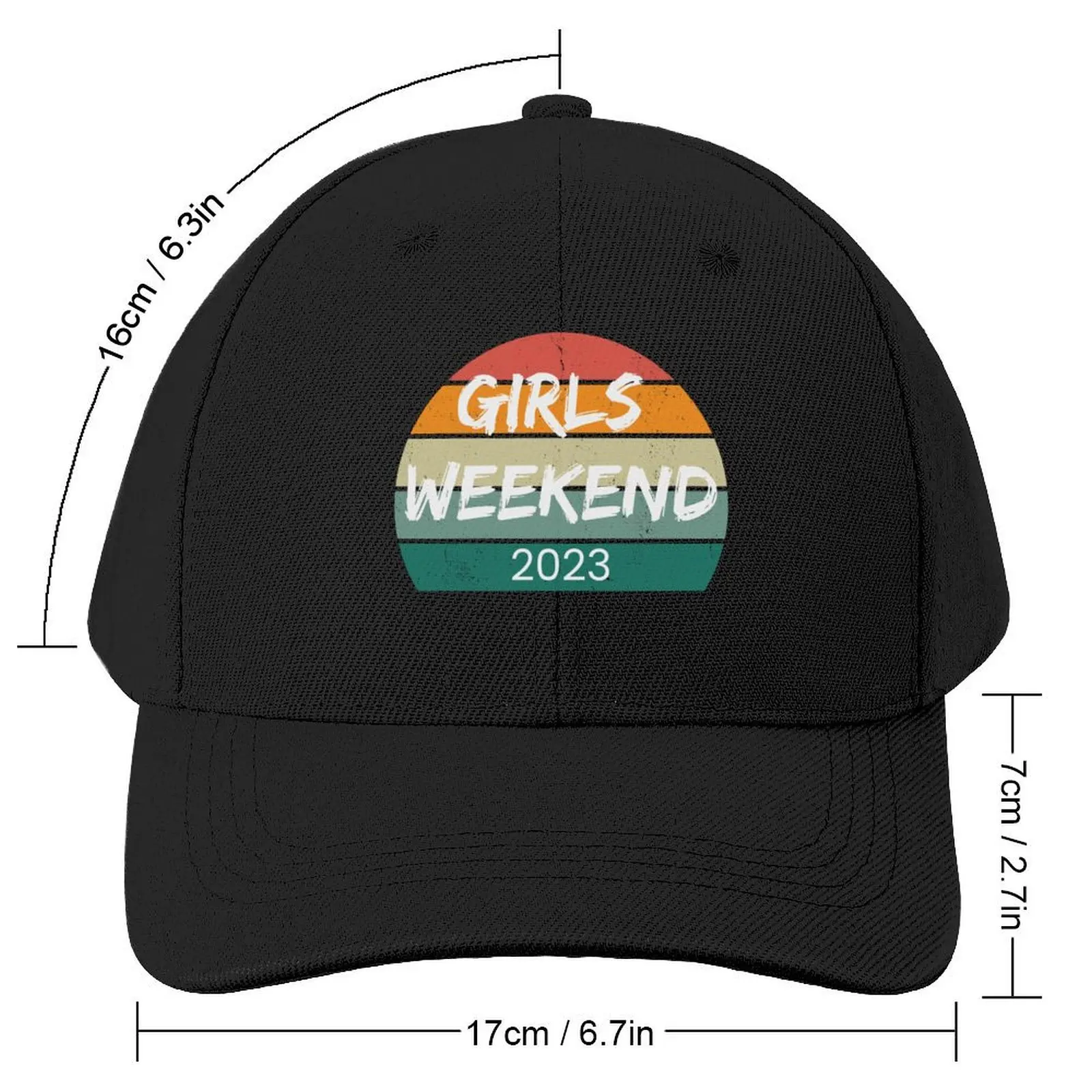 Girls Weekend 2023 Baseball Cap funny hat fishing hat Bobble Hat Boy Child Women's