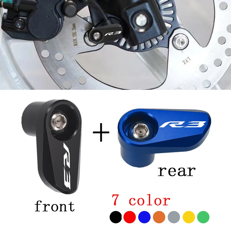 

Для мотоциклов YAMAHA YZF-R3 YZF R3 2019-2025: Защитные аксессуары из алюминия с ЧПУ для датчиков ABS передних и задних колес