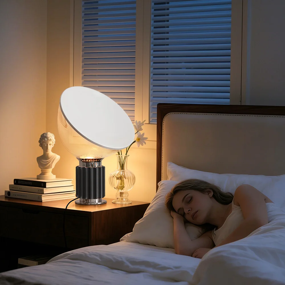 Italian Taccia LED Table Lamps for Bedroom Office Adjustable Modern Floor Lamps Living Room Decoration Indoor Lighting Fixture