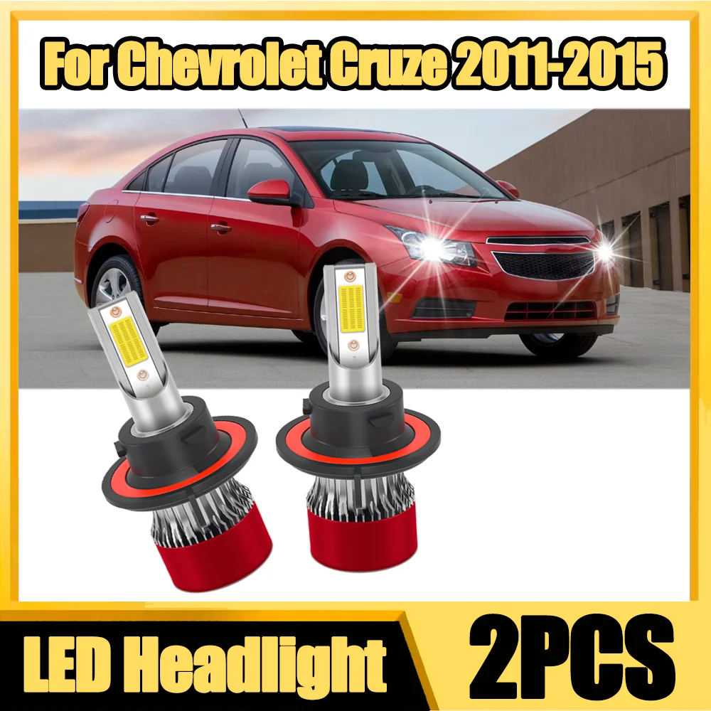 

2 шт. автомобильные светодиодные фары Canbus без ошибок, 30000 лм, 150 Вт, 6000K, белые, суперяркие, для Chevrolet Cruze 2011-2015