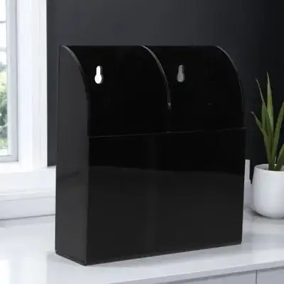 

Акриловый настенный держатель для пультов, настольный органайзер для медиаустройств, подставка для хранения пультов, домашний медиа-органайзер