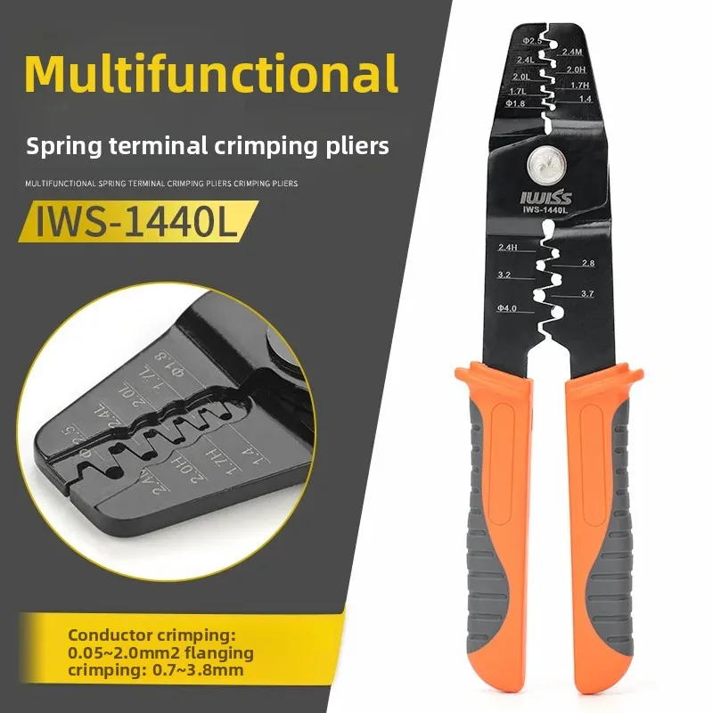 Multifunctional Auto Connector Crimper Vehicle Wiring Terminal Crimp Pliers Tool