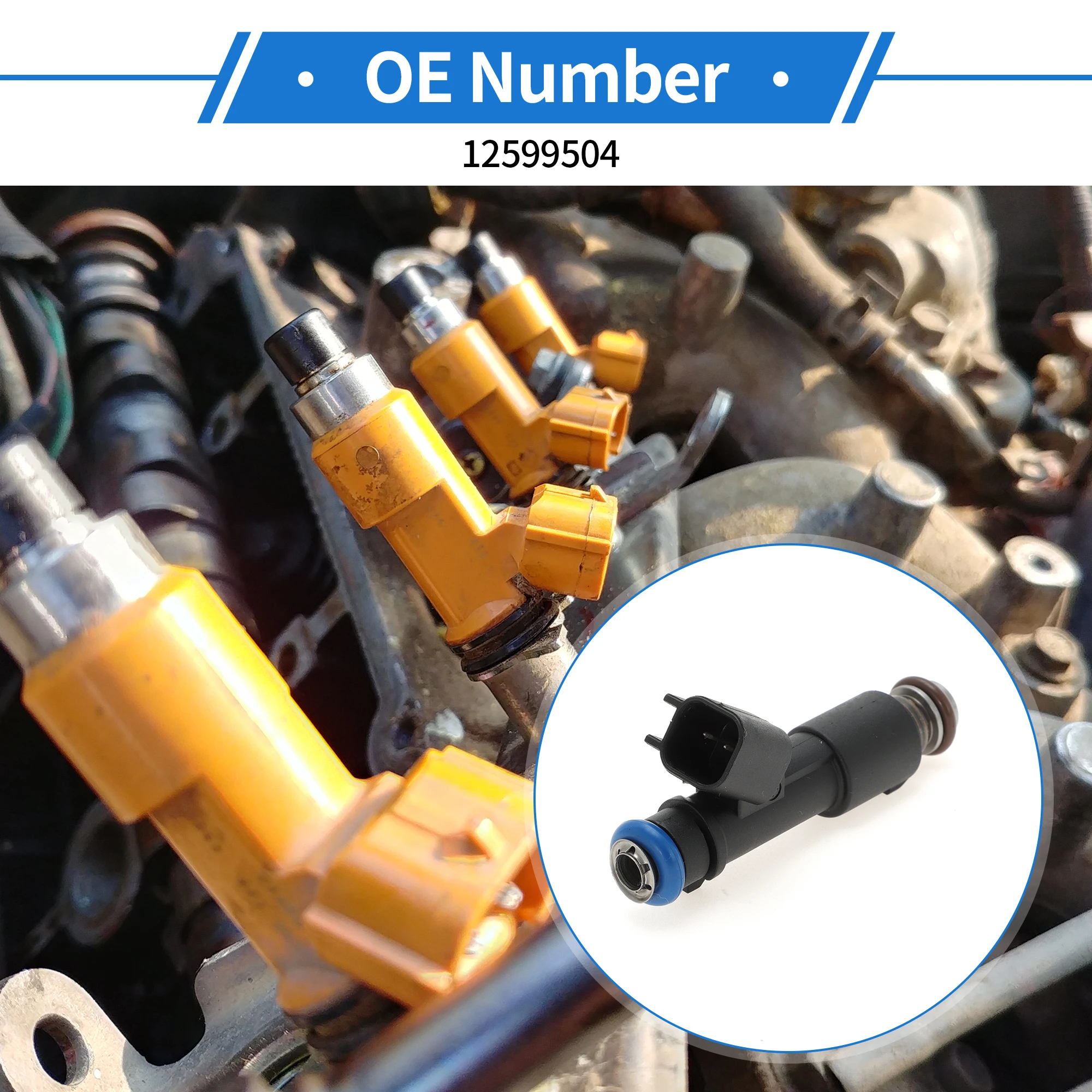 

UXCELL 1 шт. No 12599504 Топливная форсунка для Chevrolet Colorado 2009-2012 Топливная форсунка