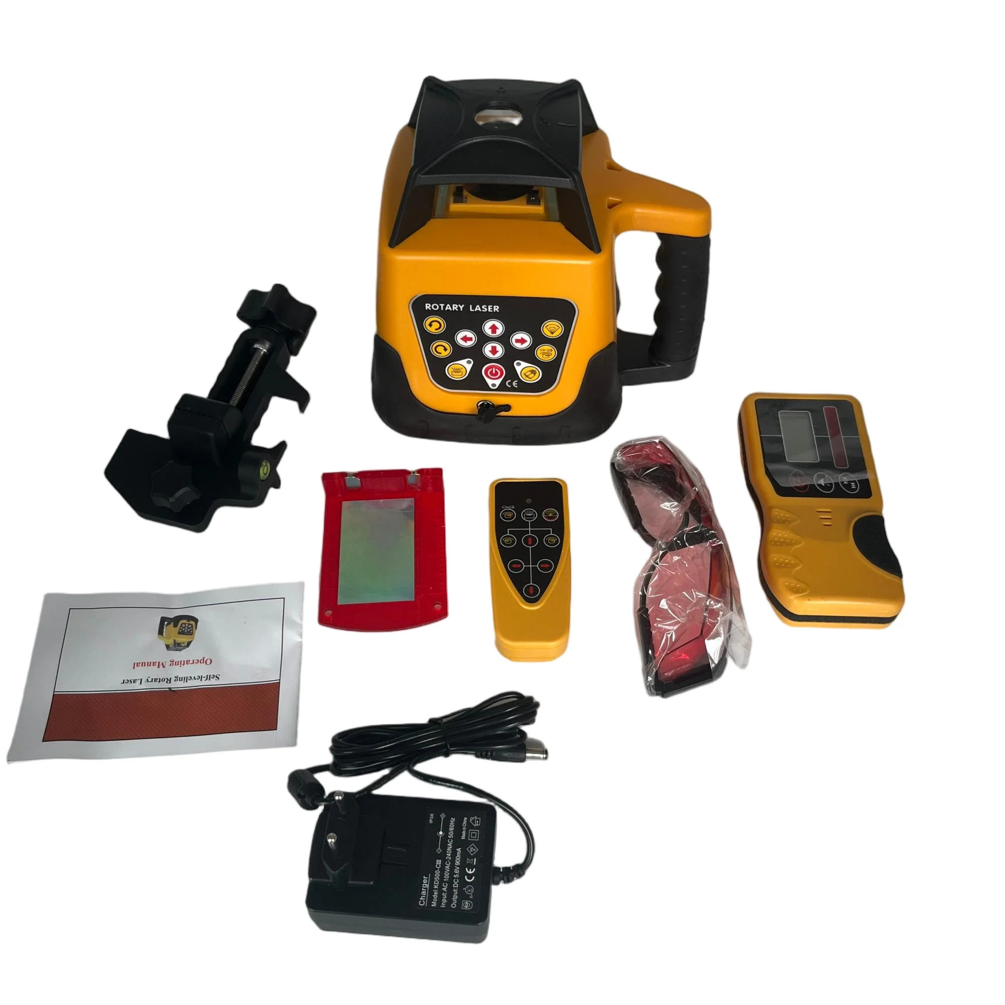 High Accuracy Automatic Electronic Self-leveling 360 rotary laser 3D Red Beam 500m Range Rotary  Laser Level
