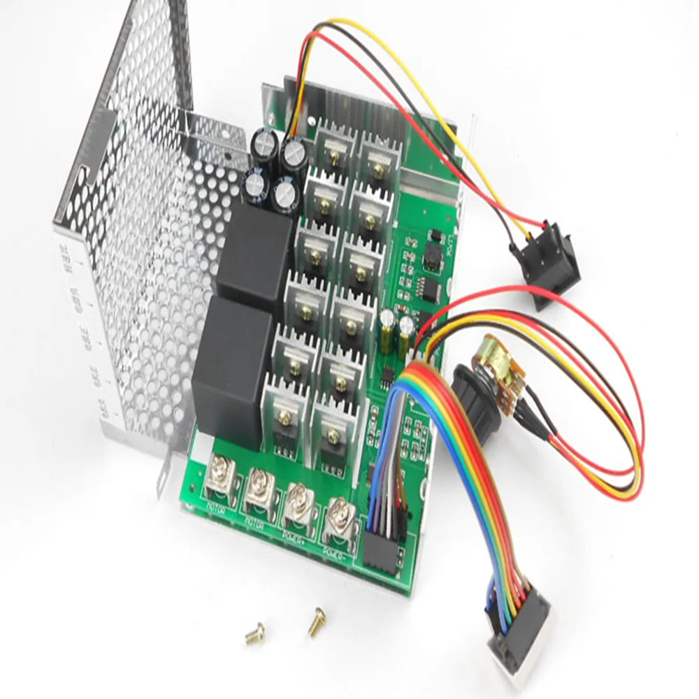 DC10-50V 60A PWM DC Motor Speed Controller Current Adjustable LED Digital Display PWM 0-100%speed regulator