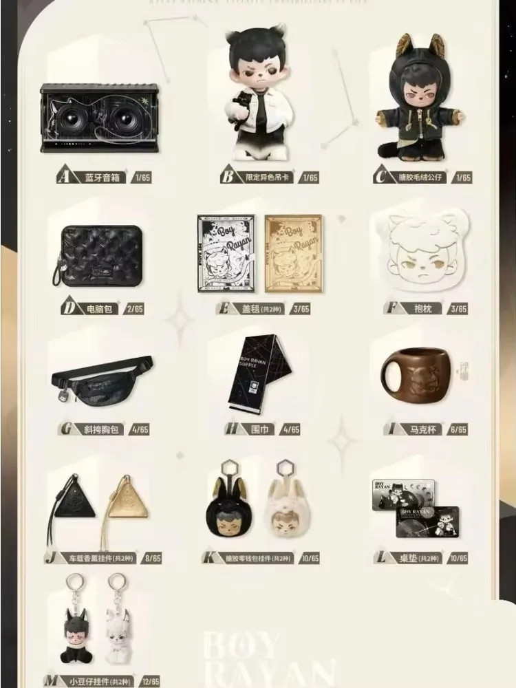 

Подлинная серия Ryan Teal, плюшевые игрушки с призой, коллекционные фигурки, глухая коробка, декоративные предметы, аксессуары для косплея в стиле аниме