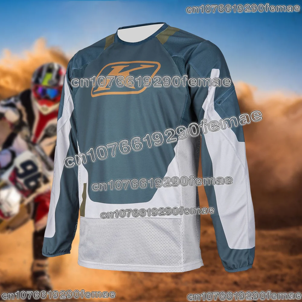 New Fashion Klim Off Road Motorcycle Mountain Bike Riding Shirt Outdoor Sports Breathable Sweat Wicking Comfortable Top - view 3