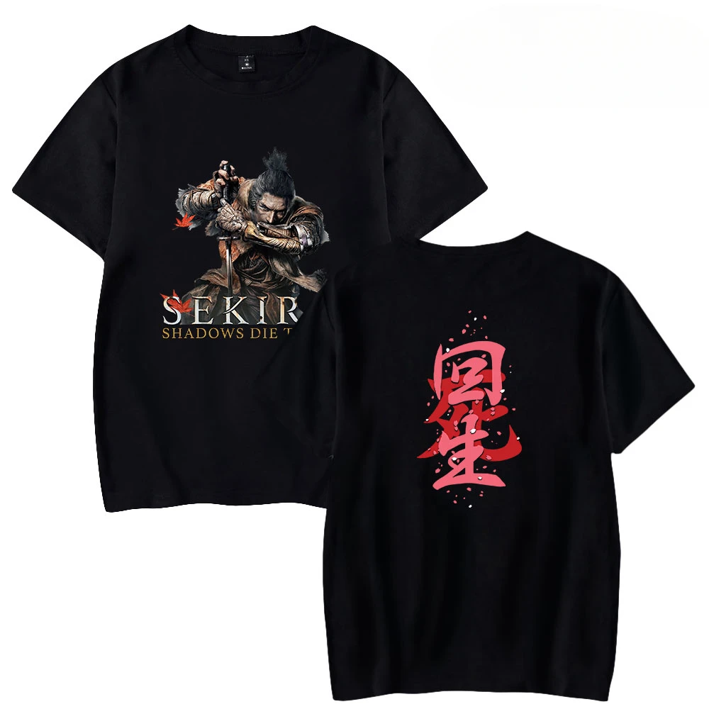 Sekiro Shadows Die Twice Oversized T Shirt Summer Crewneck Short Sleeve Cotton Funny Tshirt Graphic Tees Streetwear Clothes