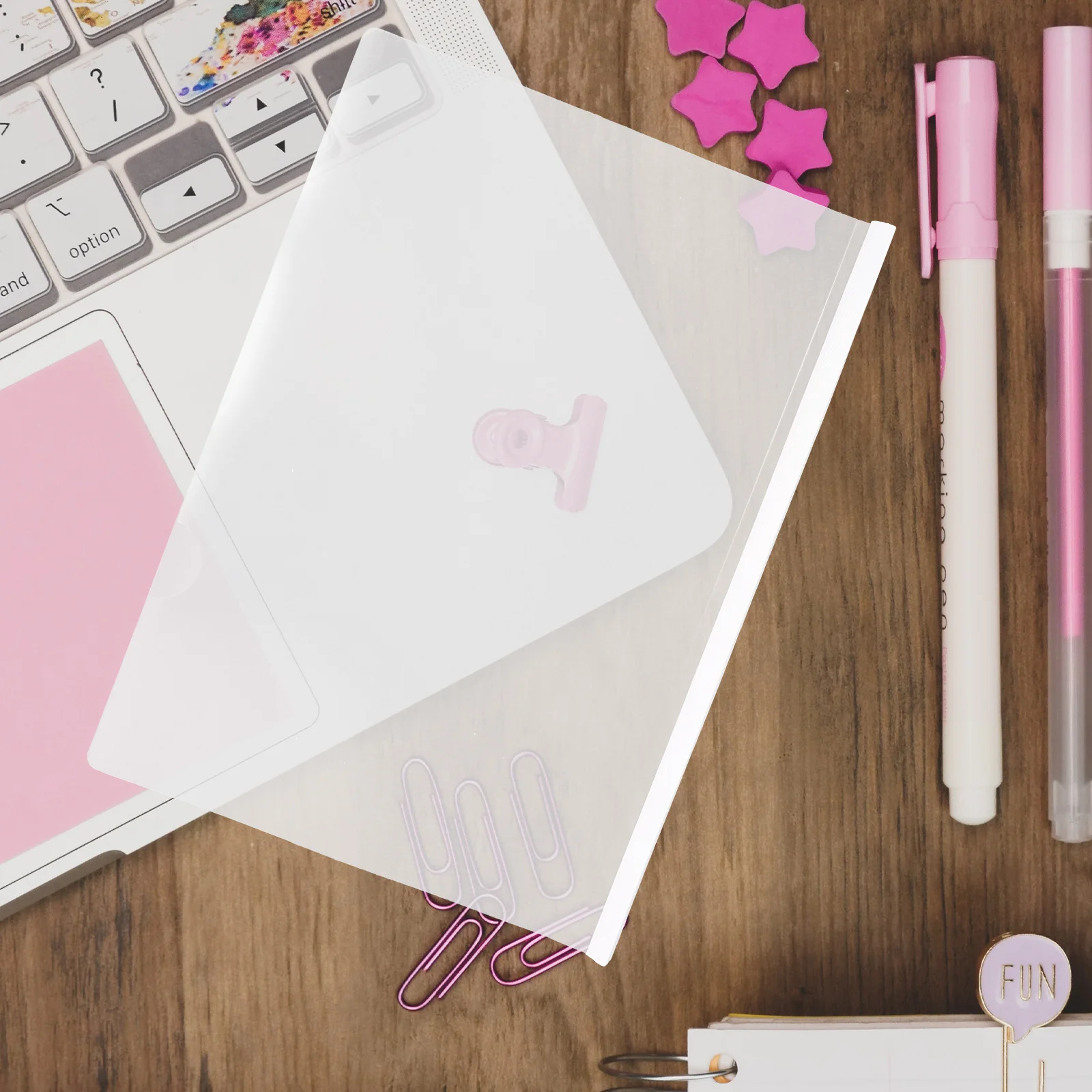 

Набор из 50 прозрачных папок-скоросшивателей формата А4 для документов, органайзеры с зажимами для школы и офиса