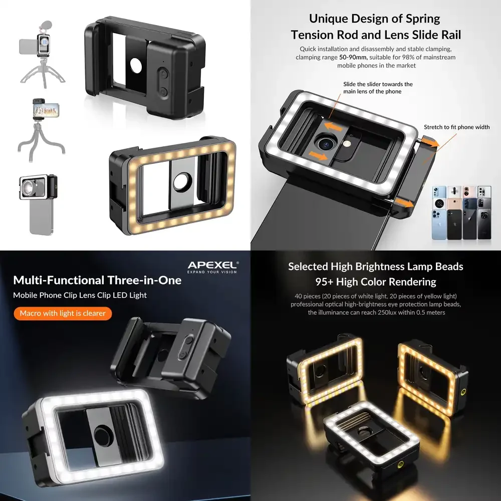 

APL FL23 Screwed Lens Clip with LED Light