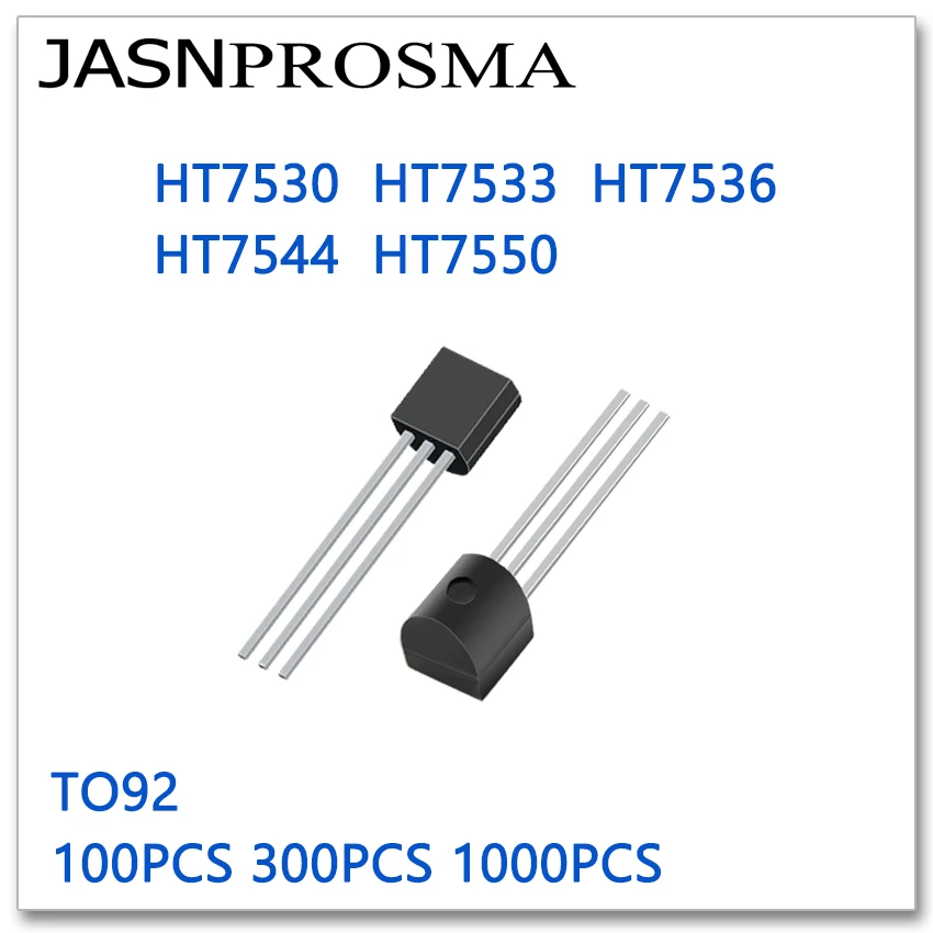 JASNPROSMA TO92 HT7530 HT7533 HT7536 HT7544 HT7550 100PCS 300PCS 1000PCS High quality New goods