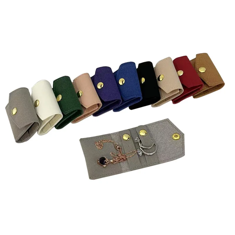 Jewelry Roll  Small Jewelry Bag  Jewelry Organizer Pouch Jewelry Storage Bag Necklaces Travel Jewelry Bag for Rings Earring