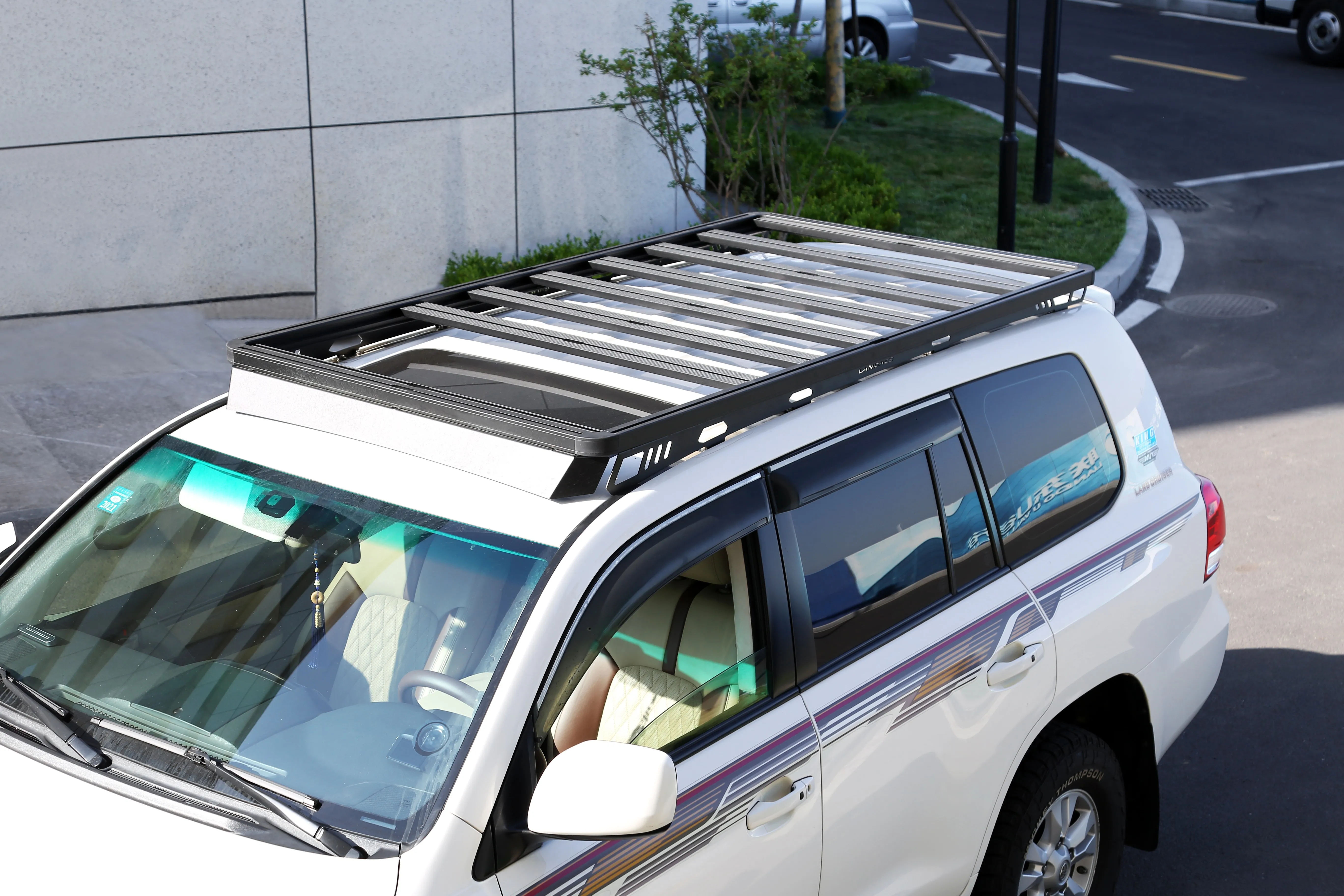 Manufacture Customized Car Roof Luggage Rack Car Top Flat Roof Rack Removable Car Roof Rack For Toyota LC200