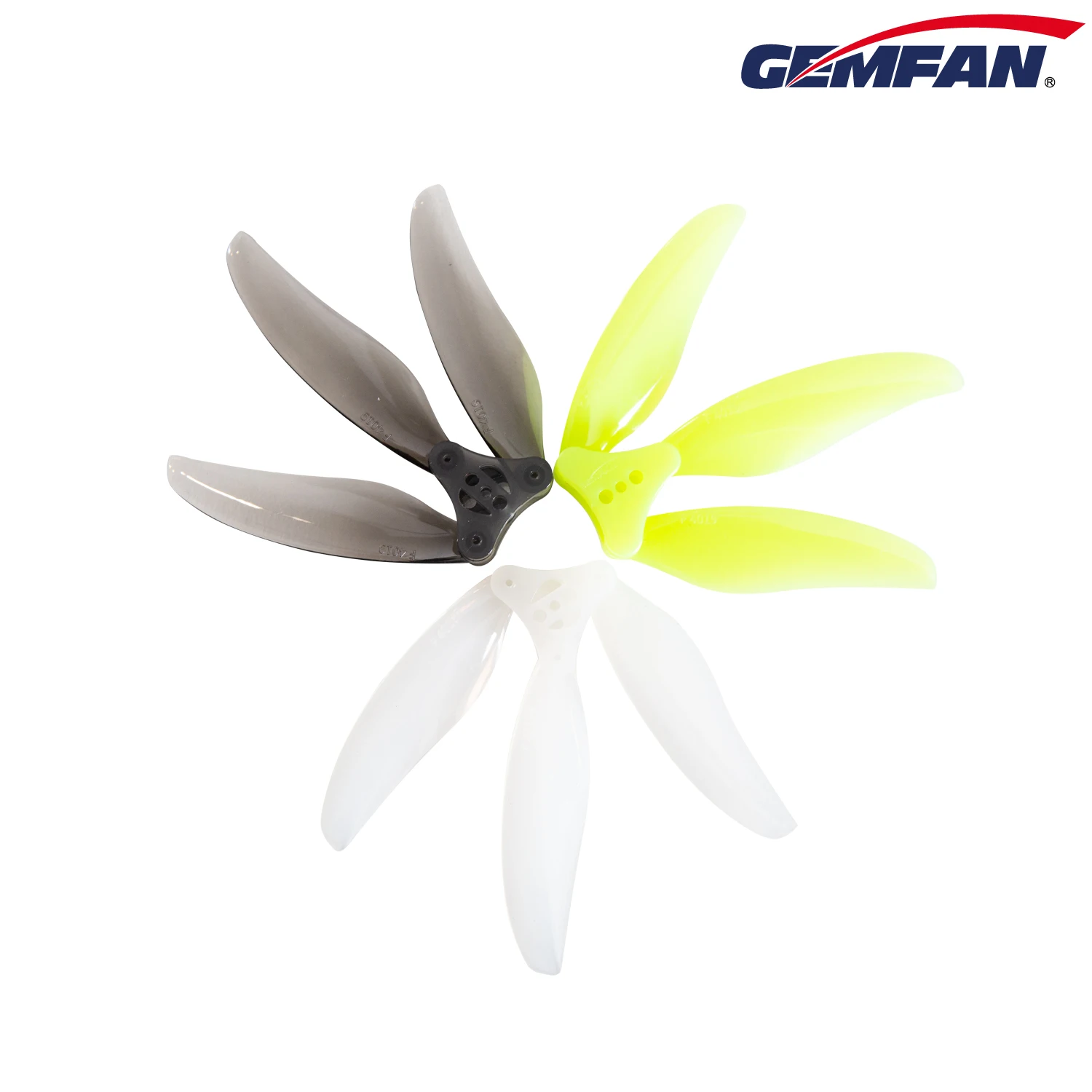 2 pcs/4 pairs Gemfan F4019 4Inch 3-Blade Folding Propeller 5mm Mounting Hole for RC FPV Racing Drone RC Quadcopter RC Parts