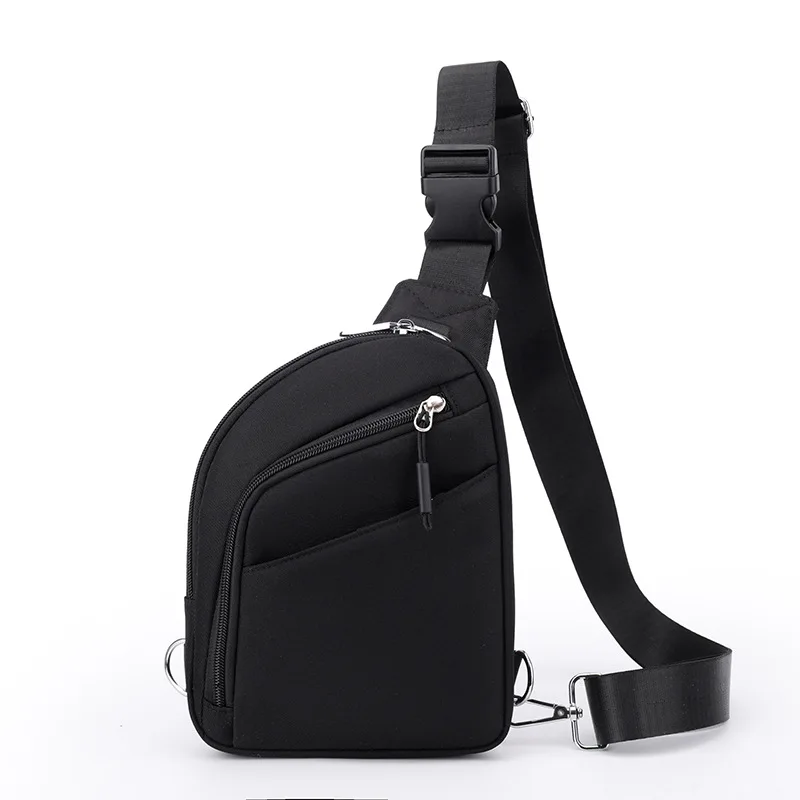 Men's Travel Passport Crossbody Bag RFID Oxford Cloth Small Chest Bag Women's Anti Theft Bank ID Card Credit Card Shoulder Bag