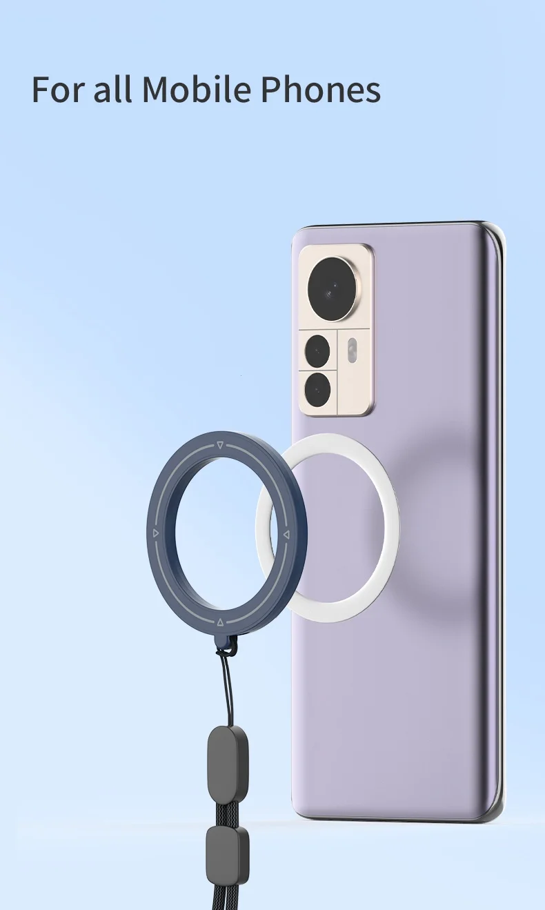 Handy-Lanyard für MagSafe Magnetring, Trageband für iPhone 17 16 15 Samsung Xiaomi, Mehrere Farboptionen – Detail 13