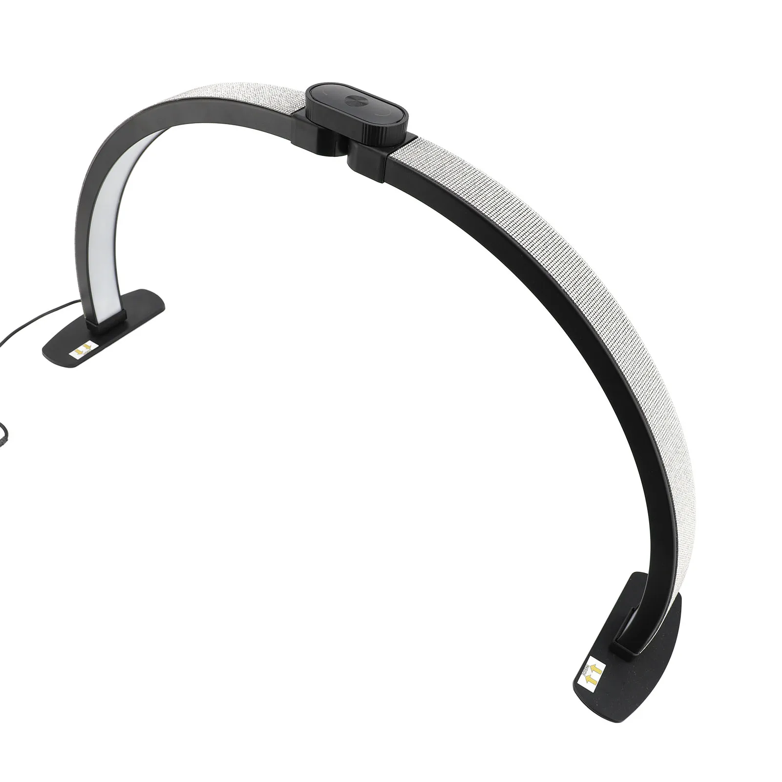 

Half Moon Nail Light Chips Foldable Nail Tech Light Portable 3000-6000K 10 Brightness with Phone Holder for Beaty Salon