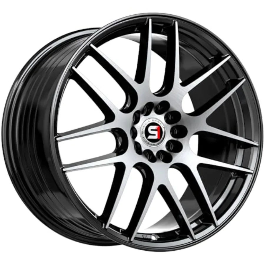 

18-дюймовый колесный диск SP-65 18x8 4x100/4x4.5 +34 мм, черный/полированный, для внедорожников и грузовиков