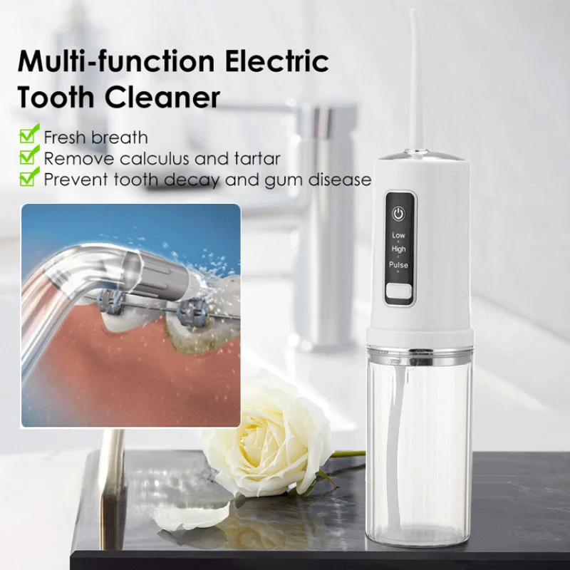 Home portable electric tooth cleaner can store irrigator tooth scaler stone removal water flosser