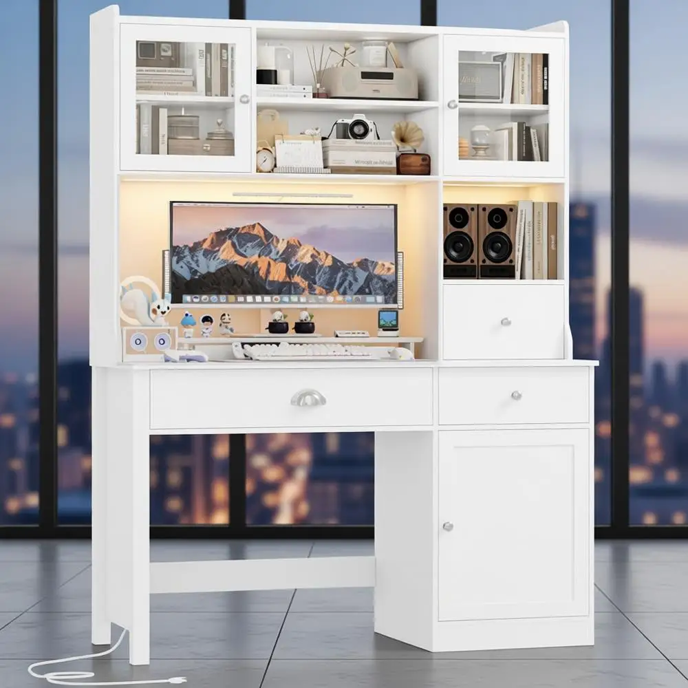 65 Rgb-Lit Desk Wit…