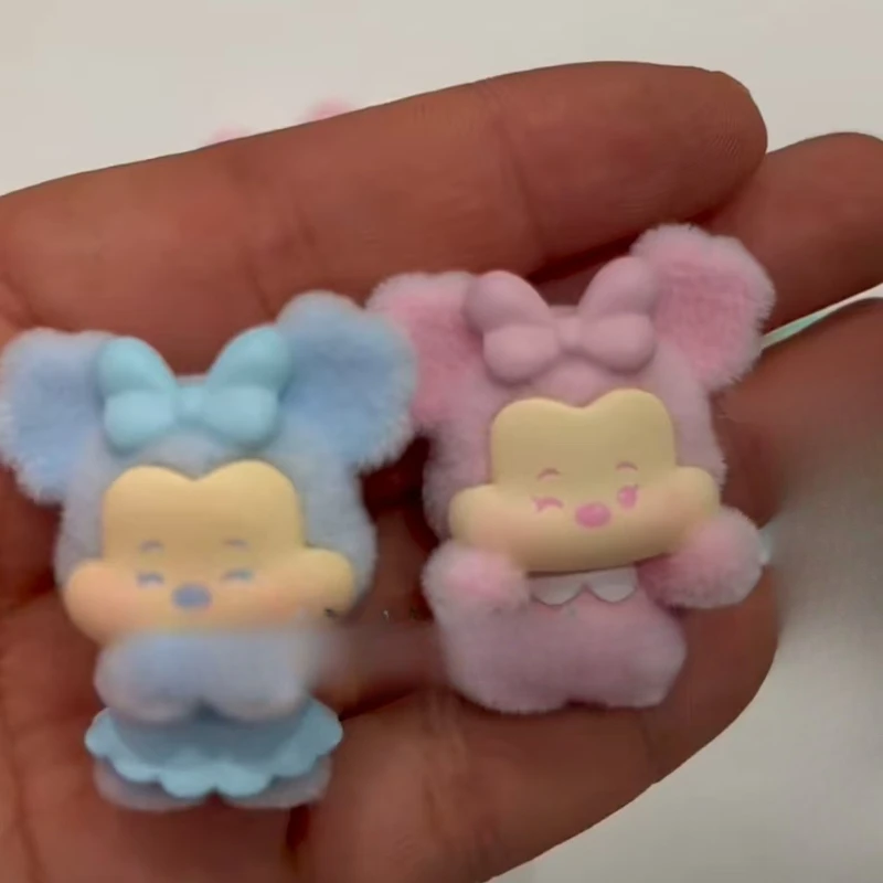Echte MINISO Mickey Mood Palette Serie Blind Box Mini Nette Körner Tabletop Ornamente Puppe Modell Anime Spielzeug Urlaub Geschenke