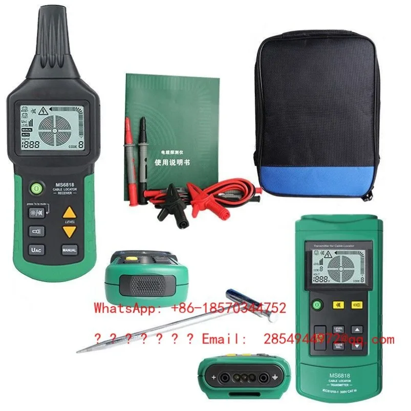 Handheld MS6818 Wire Finding Open Circuit Short Circuit Diagnostic Instrument Multifunctional Cable Detector