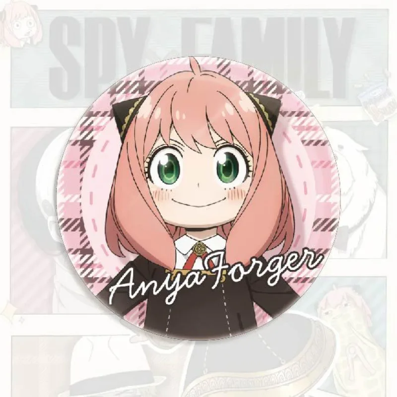 日本アニメ SPY×FAMILY かわいい漫画パターンブローチアニメグッズ小さなギフト