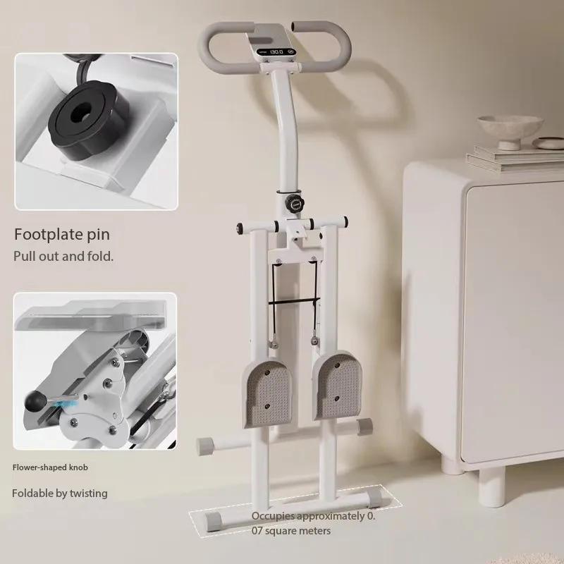 Máquina Escaladora Plegable Multifuncional, Máquina de Ejercicio para Subir Escaleras, Silenciosa, para Hacer Ejercicio en Casa