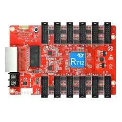 Huidu-tarjeta de recepción LED HD R712, compatible con actualización de sistema de Control sincrónico y asíncrono en lugar de HD R512T