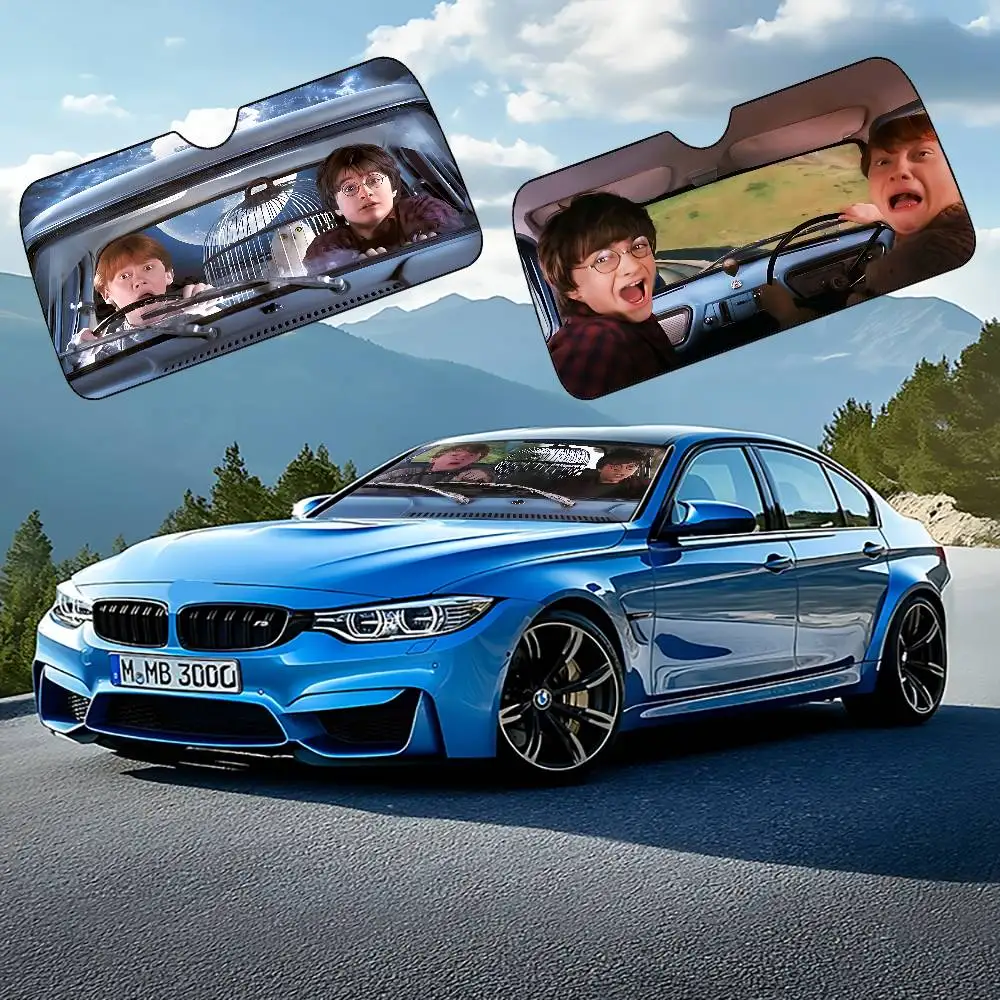Cute H-harry-P-potterS Driving Stylish And Trendy Windshield Sunshade Car Windshield Cover Car Sunshade Curtain Car Protection