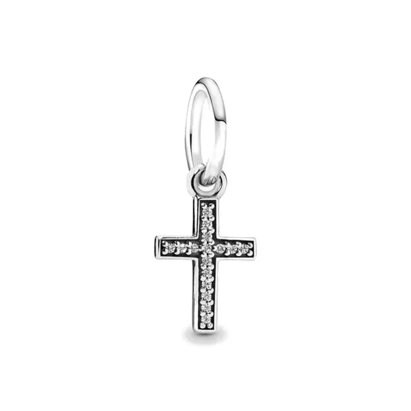 Atrapasueños Original de Plata de Ley 925 para mujer, cuentas de Cruz de mano, corazón, flor, estrella, dijes para pulsera Pandora DlY, regalo de joyería