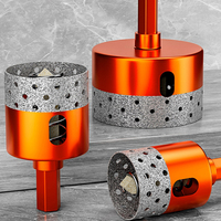 Diamond Brazed Core Dry Drill Bit for Porcelain Tiles Marble Glass Crowns Drill Granite Hole Saw Hole Cutter Tools