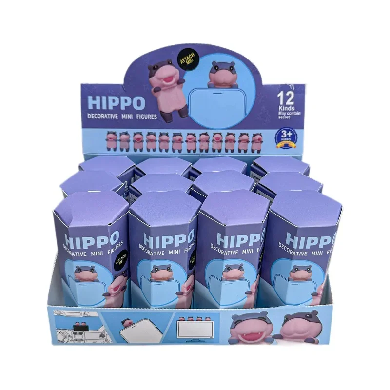 

Kawaii Sonny Angel Blind Box MiNi Figure Hippo Blind Box Ornaments Decoration Trendy Toy Action Figures Doll Cute Gift