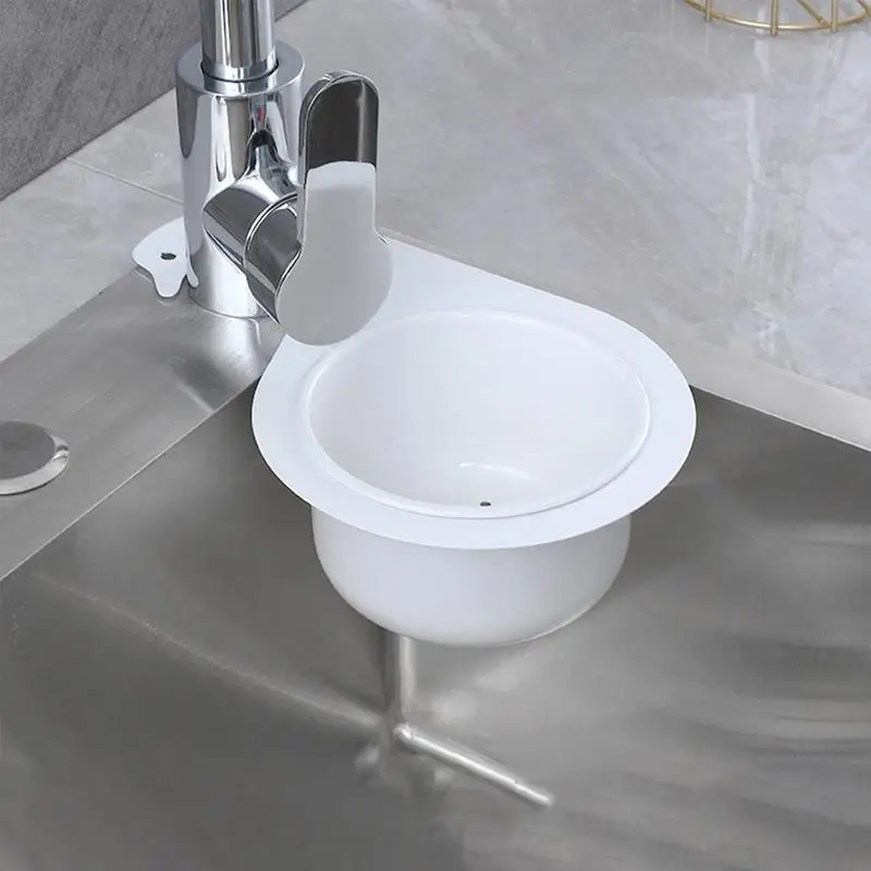 Stainless Steel Swan Sink Strainer Basket Removable Goosehead Storage Drainage Basket Goosehead Hanging Wet Dry Drainage Racks